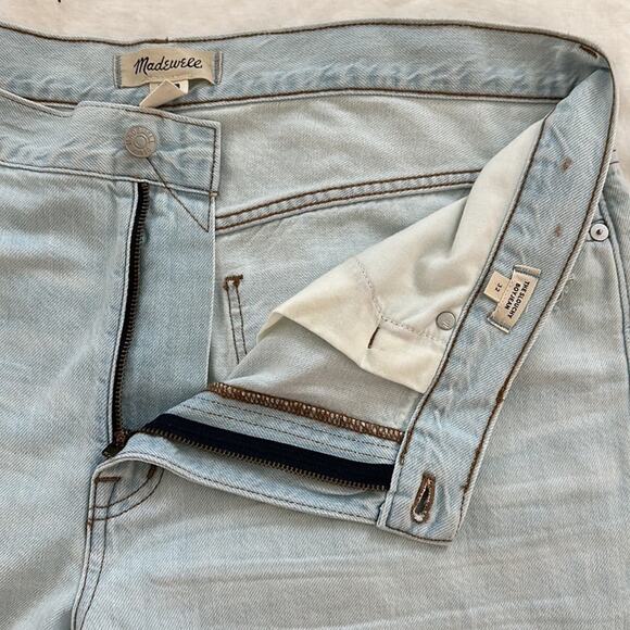 Madewell The Slouchy Boyjean Light Wrightlane Wash Ripped Edition Boyfriend 32 - Picture 9 of 16